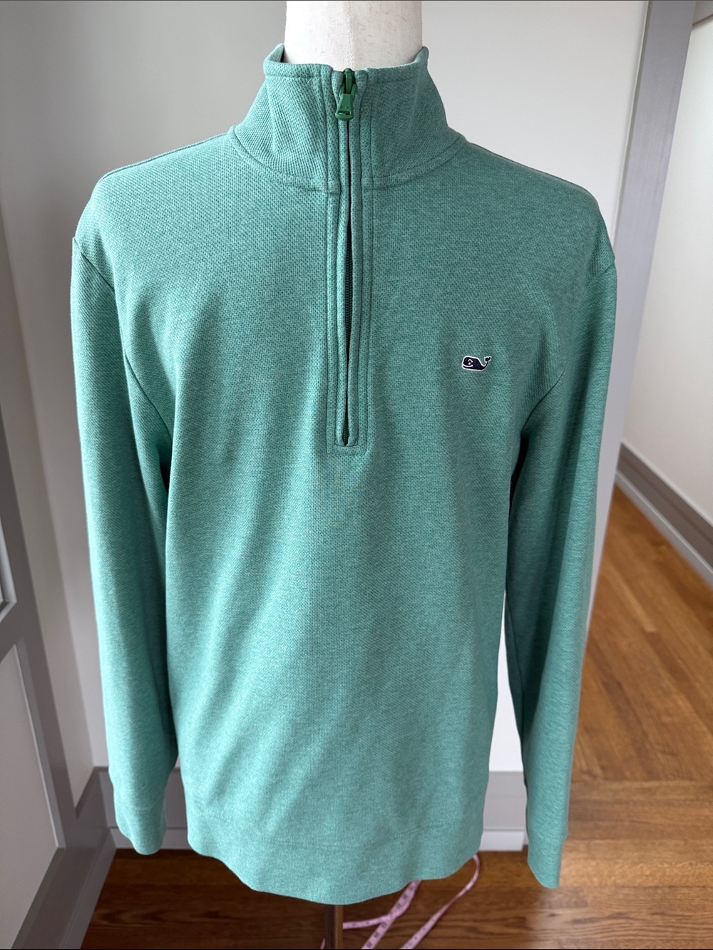 Vineyard Vines Men's Quarter-Zip Pullover - Seafoam - S